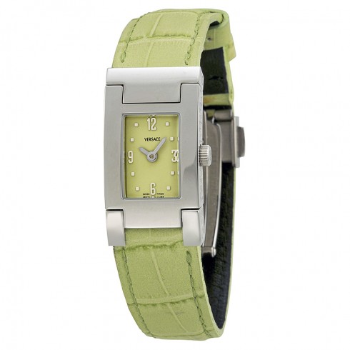 Versace Fifth Lady Green Dial Green Leather Ladies Watch ASQ99D220-S220 watches
