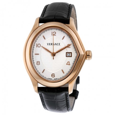 Versace Master White Dial Black Leather Ladies Watch 20Q80D001-S009 watches