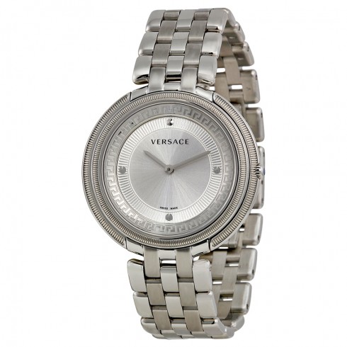 Versace Thea Silver Dial Stainless Steel Ladies Watch VA7060013 watches