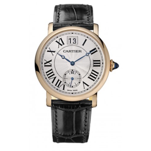 Cartier Rotonde Silver Guilloche Dial Unisex Watch W1552751 watches