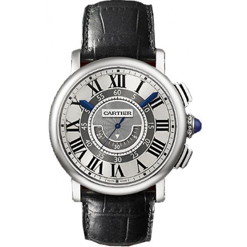 Cartier Rotonde Central Chronograph 18kt White Gold Case Unisex Watch W1556051 watches