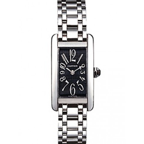 Cartier Tank Americaine 18kt White Gold Ladies Watch W26051L1 watches