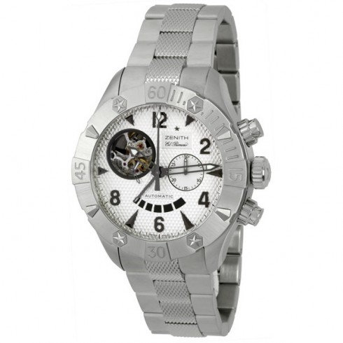 Zenith Defy Classic Open Stainless Steel Men's Watch 03.0526.4021.01.M526 watches