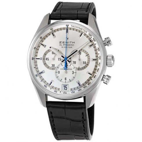 Zenith El Primero Silver Chronograph Dial Men's Watch 03204040001C496 watches