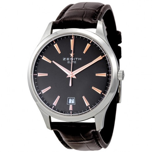 Zenith Captain Brown Dial Brown Leather Strap Automatic Men's Watch 03206067076C498 watches