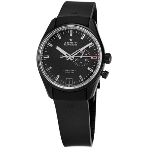 Zenith El Primero Retrotimer Black Carbonfiber Chronograph Men's Watch 752030405521R580 watches