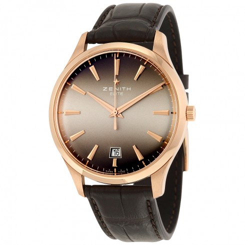 Zenith Captain Central Second Grey Dial Brown Leather Men's Watch 18.2020.670/22.C498 watches