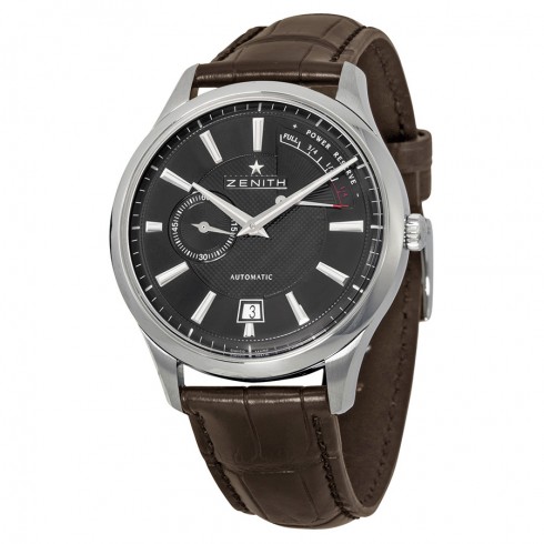 Zenith Captain Power Reserve Black Dial Automatic Men's Watch 03212068522C493 watches