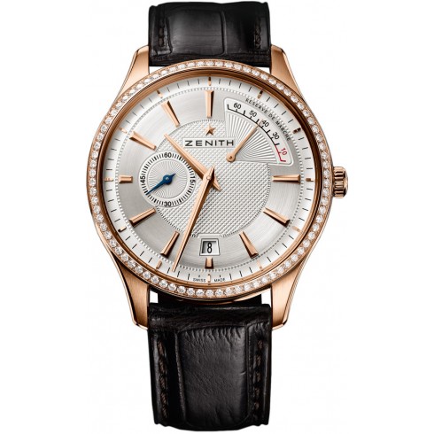 Zenith Captain Power Reserve Silver Dial Black Leather Men's Watch 22.2120.685/02.C498 watches