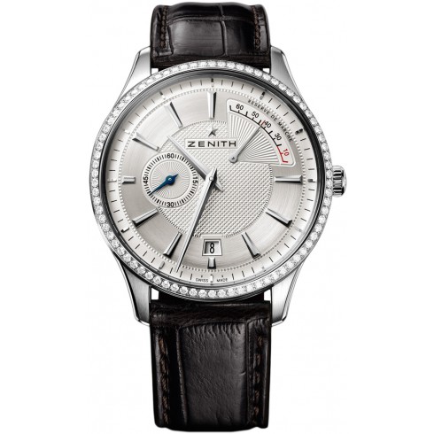 Zenith Captain Power Reserve Silver Dial Brown Leather Men's Watch 16.2120.685/02.C498 watches