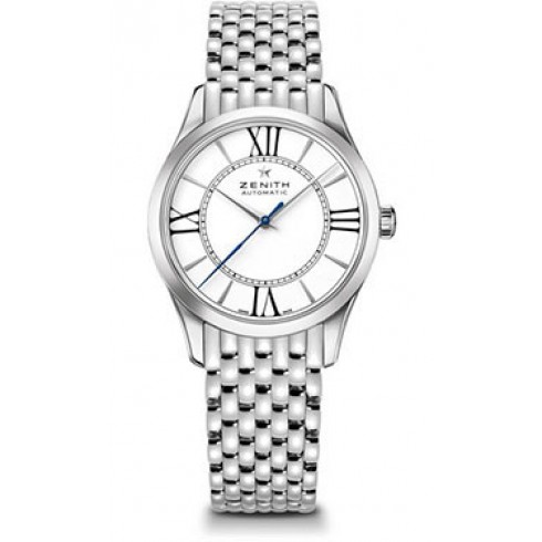 Zenith Captain Ultra Thin White Dial Stainless Steel Ladies Watch 03231067938M2310 watches
