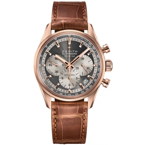 Zenith El Primero Automatic Chronograph Grey Dial Men's Watch 18.2150.400/21.C709 watches