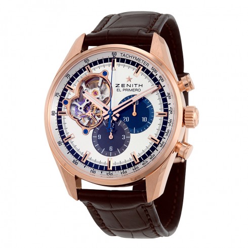 Zenith El Primero Chronomaster 1969 Silver Dial Brown Leather Men's Watch 18.2040.4061/69.C494 watches