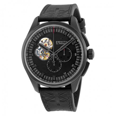 Zenith El Primero Chronomaster Black Dial Titanium Automatic Men's Watch 962260406121R575 watches