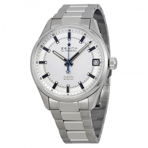 Replica Zenith El Primero Espada Silver Dial Stainless Steel Men's Watch 03.2170.4650/01.M2170 Watch