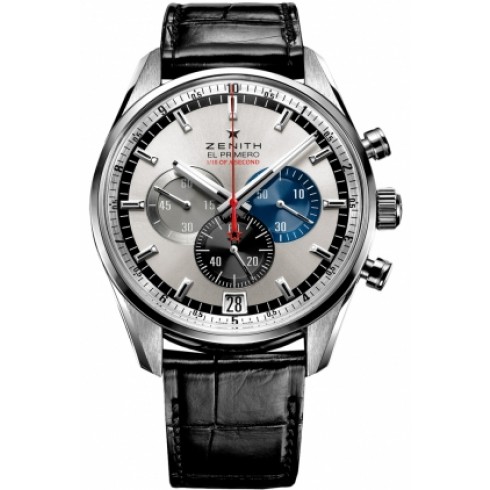Zenith El Primero Striking 10th Silver Dial Automatic Chronograph Men's Watch 032041405269496 watches