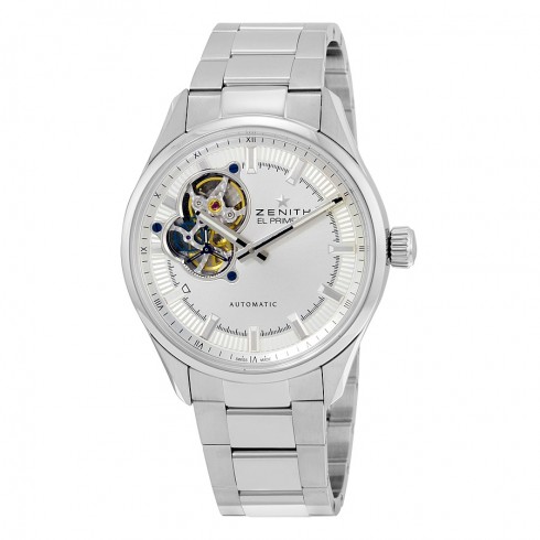Zenith El Primero Synopsis Silver Dial Stainless Steel Automatic Men's Watch 032170461302M2170 watches