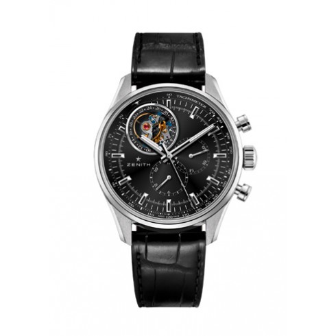 Zenith El Primero Tourbillon Black Dial Chronograph Automatic Men's Watch watches