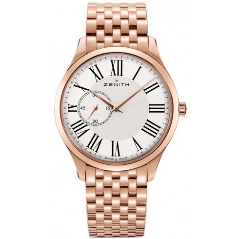 Zenith Heritage Ultra Thin Small Seconds White Dial Rose Gold Polished Men's Watch 18.2010.681/11.M2010 watches