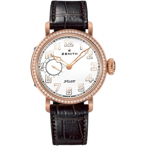 Zenith Pilot Automatic White Dial Ladies Watch 22.1930.681/31.C725 watches