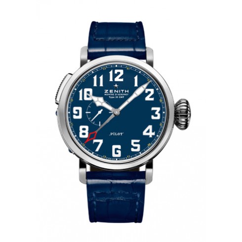 Zenith Pilot GMT Blue Dial Titanium Automatic Men's Watch 95243069351C751 watches