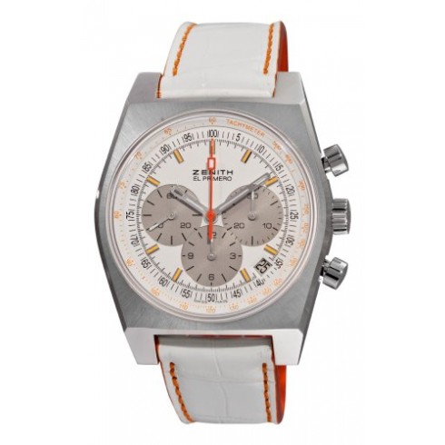 Zenith Vintage 1969 White Dial White Leather Ladies Watch 03.1969.401/02.C510 watches