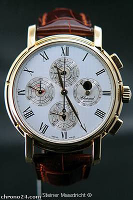 replica Chopard Perpetual calender with moonphase + chronograaf WATCHES 1