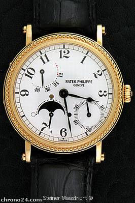 Patek Philippe Ref.No. 5015 Officer Moonphase with power reserve. WATCHES 2