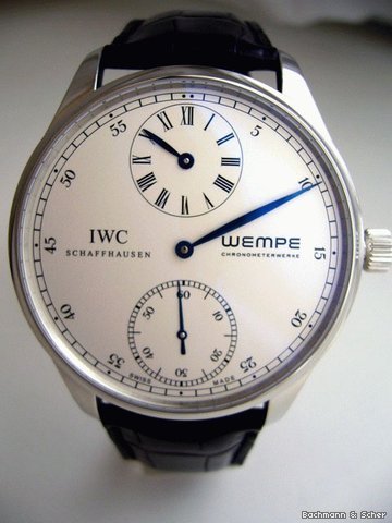replica IWC Portugieser Regulateur WEMPE, Unworn WATCHES 1 