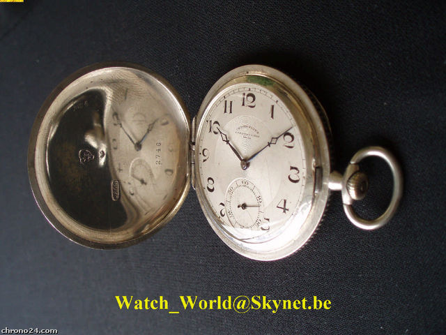 replica Tissot Cloisonne silver case Pocket W. extra-slim ( Year: 1927 ) WATCHES 1 