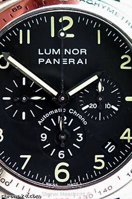 replica Panerai PAm 74 - 40 mm Steel Titanium Chrono WATCHES 1