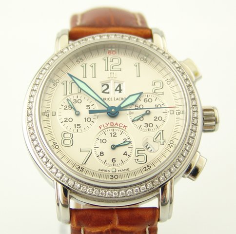 replica Maurice Lacroix Flyback Aviator Brillanten Sondermodell WATCHES 1