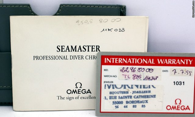 Omega Seamaster Diver Chrono Titan/Rotgold, B+P 1995 WATCHES 2