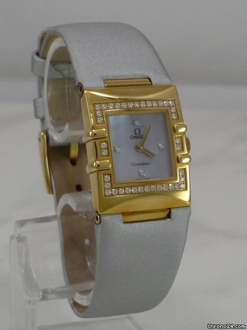 replica Omega CONSTELLATION QUADRA 18 KT WATCHES 1