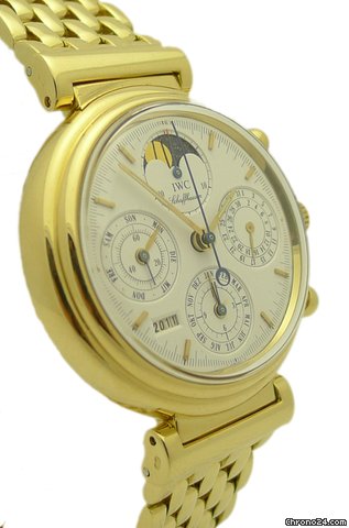 IWC DA VINCI EWIGER KALENDER 18KT MIT IWC- GOLDBAND WATCHES 2
