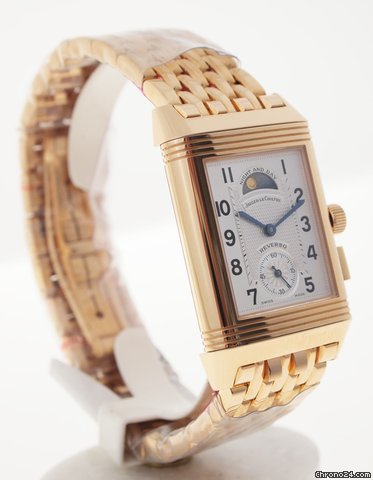 replica Jaeger-LeCoultre Jaeger LeCoultre Reverso Geographique in 18ct Gold New WATCHES 1