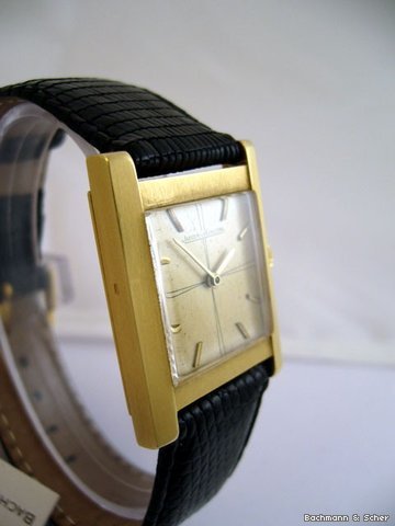 replica Jaeger-LeCoultre Vintage Tank Man Size, 18k Yellow Gold WATCHES 1