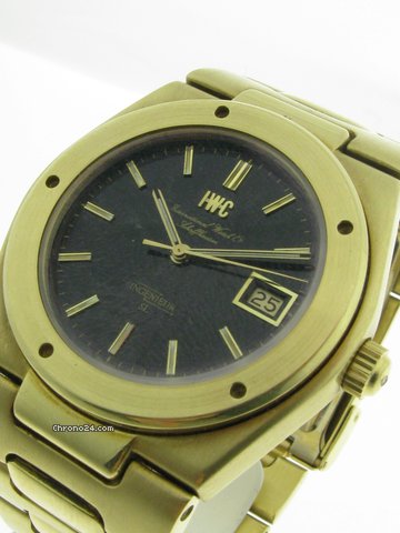 IWC INGENIEUR SL JUMBO REF 9503 MASSIV 18KT GOLD SELTEN WATCHES 2