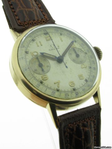 Omega MONOPULSATOR CHRONOGRAPH HERREN 18KT GOLD 30ER WATCHES 2