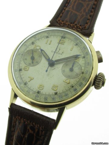 replica Omega MONOPULSATOR CHRONOGRAPH HERREN 18KT GOLD 30ER WATCHES 1