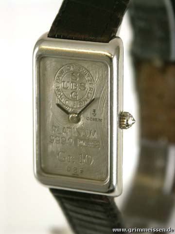 Corum 10 Gramm Barren Platin WATCHES 2