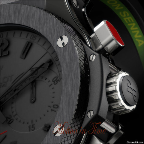 replica Hublot BIG BANG AYRTON SENNA LIMITED EDITION-ALL BLACK SPLIT SECOND WATCHES 1 