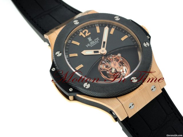 replica Hublot BIG BANG "SOLO TOURBILLON" ROSE GOLD LIMITED 50 PIECES NEW WATCHES 1