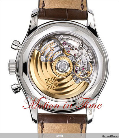 Patek Philippe 5960P - ANNUAL CALENDAR CHRONOGRAPH-PLATINUM- FACTORY SEALED WATCHES 2