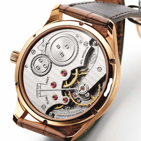 replica IWC Portuguese Regulateur - Regulator - Rose Gold -Skeleton Back WATCHES 1