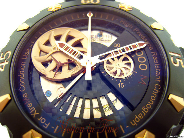 replica Zenith DEFY EXTREME OPEN CHRONOGRAPH - ROSE GOLD AND BLACK TITANIUM WATCHES 1