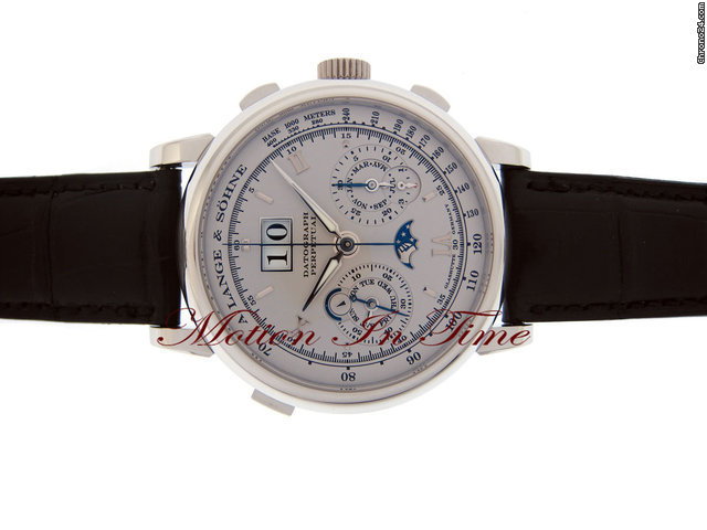 replica A. Lange & Sohne DATOGRAPH PERPETUAL CALENDAR CHRONOGRAPH FLYBACK - PLATINUM WATCHES 1 