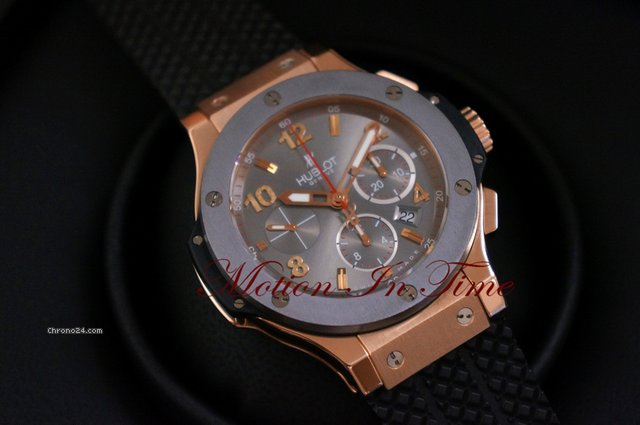 Hublot BIG BANG ROSE GOLD TANTALUM BEZEL RUTHENIUM DIAL LIMITED 250 WATCHES 2