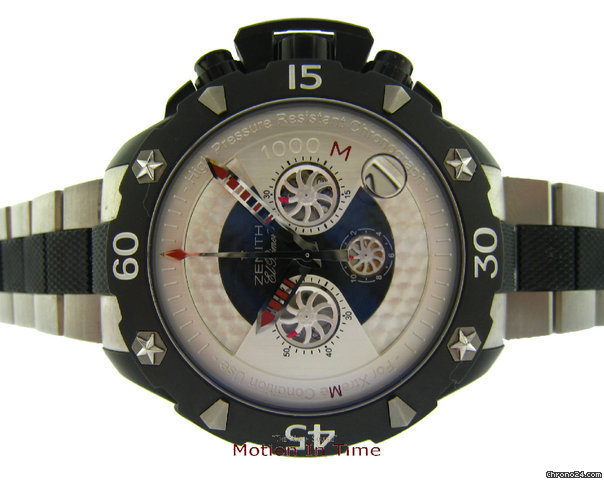 Zenith DEFY EXTREME CHRONOGRAPH - BLACK TITANIUM & S/S - 46.5mm WATCHES 2