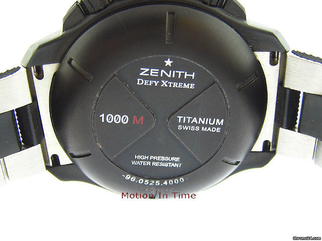 replica Zenith DEFY EXTREME CHRONOGRAPH - BLACK TITANIUM & S/S - 46.5mm WATCHES 1